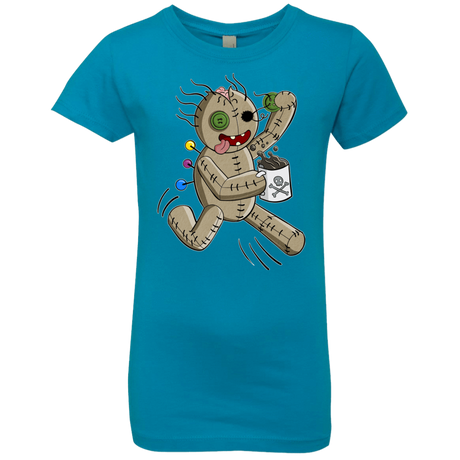 T-Shirts Turquoise / YXS Voodoo Coffee Runner Girls Premium T-Shirt