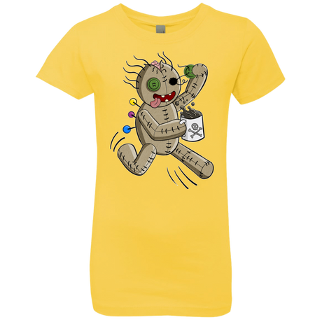 T-Shirts Vibrant Yellow / YXS Voodoo Coffee Runner Girls Premium T-Shirt