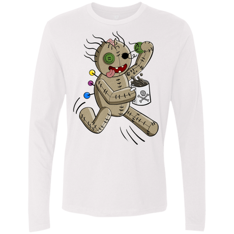T-Shirts White / S Voodoo Coffee Runner Men's Premium Long Sleeve