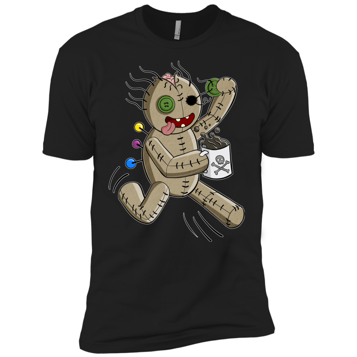 T-Shirts Black / X-Small Voodoo Coffee Runner Men's Premium T-Shirt