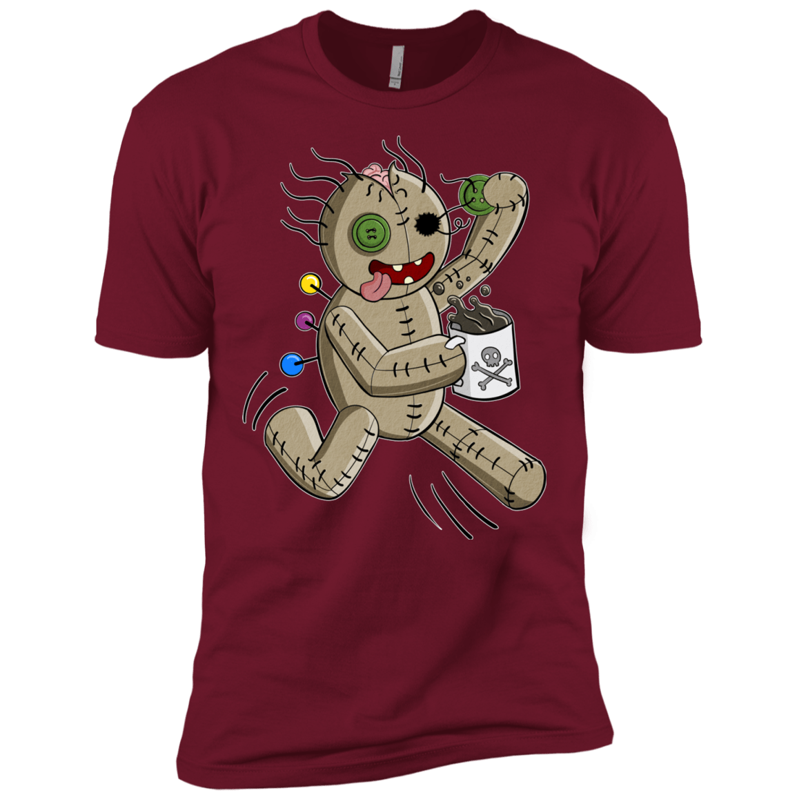 T-Shirts Cardinal / X-Small Voodoo Coffee Runner Men's Premium T-Shirt