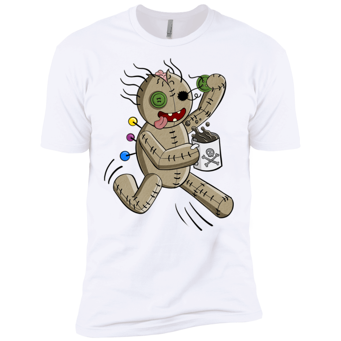 T-Shirts White / X-Small Voodoo Coffee Runner Men's Premium T-Shirt