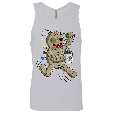 T-Shirts Heather Grey / S Voodoo Coffee Runner Men's Premium Tank Top