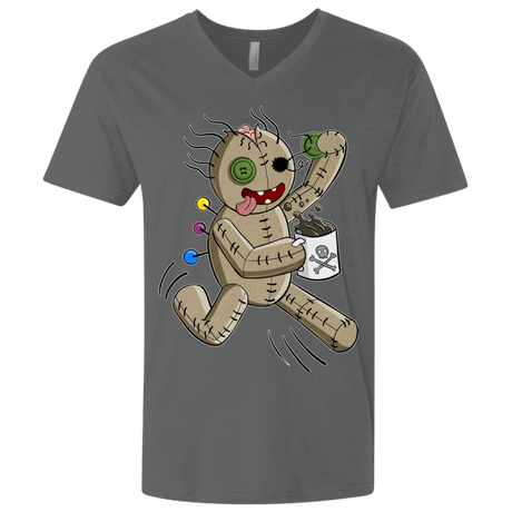 T-Shirts Heavy Metal / X-Small Voodoo Coffee Runner Men's Premium V-Neck
