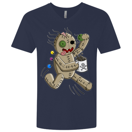 T-Shirts Midnight Navy / X-Small Voodoo Coffee Runner Men's Premium V-Neck