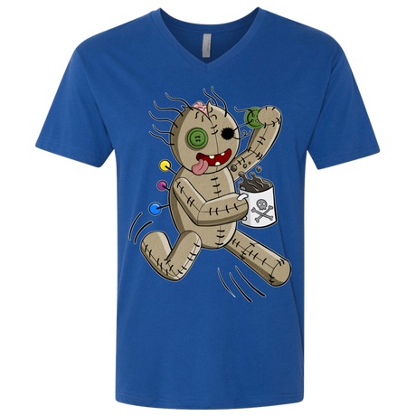 T-Shirts Royal / X-Small Voodoo Coffee Runner Men's Premium V-Neck