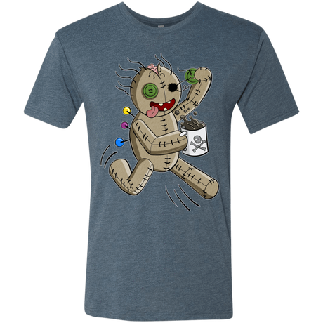 T-Shirts Indigo / S Voodoo Coffee Runner Men's Triblend T-Shirt