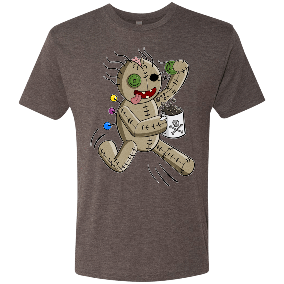 T-Shirts Macchiato / S Voodoo Coffee Runner Men's Triblend T-Shirt