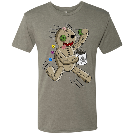 T-Shirts Venetian Grey / S Voodoo Coffee Runner Men's Triblend T-Shirt