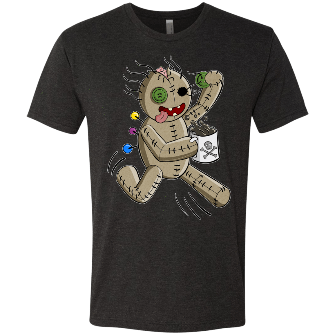 T-Shirts Vintage Black / S Voodoo Coffee Runner Men's Triblend T-Shirt