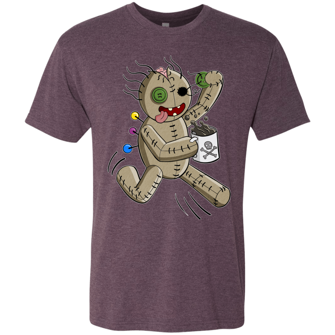 T-Shirts Vintage Purple / S Voodoo Coffee Runner Men's Triblend T-Shirt