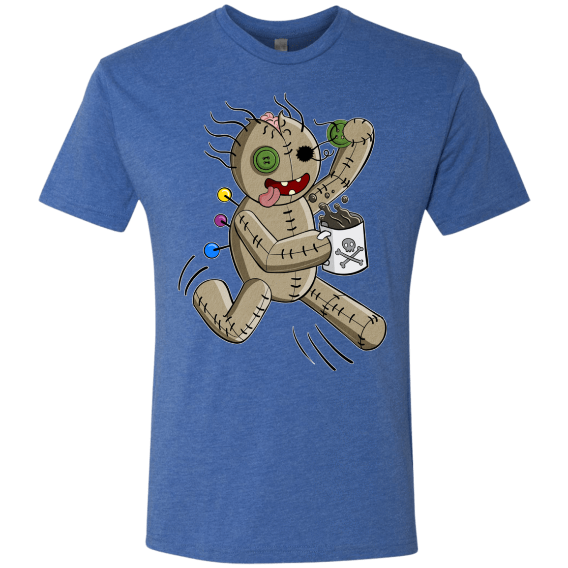 T-Shirts Vintage Royal / S Voodoo Coffee Runner Men's Triblend T-Shirt