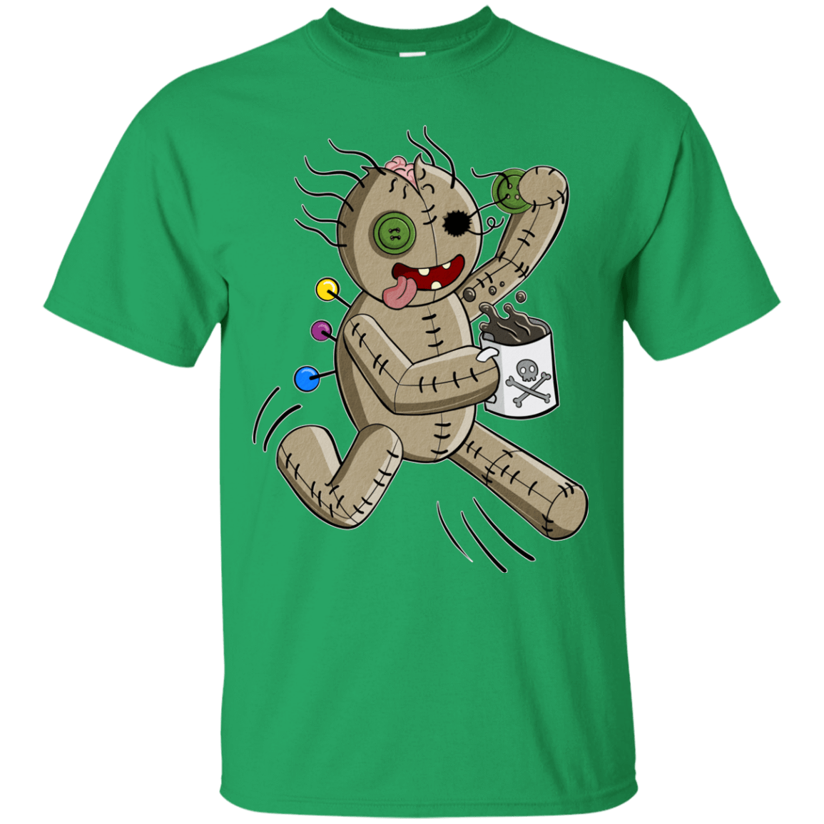 T-Shirts Irish Green / S Voodoo Coffee Runner T-Shirt