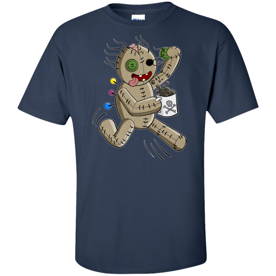 T-Shirts Navy / XLT Voodoo Coffee Runner Tall T-Shirt