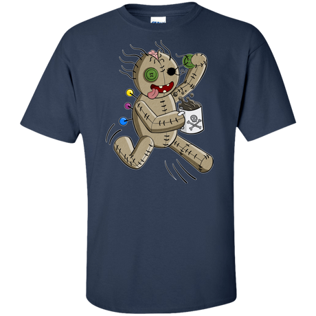 T-Shirts Navy / XLT Voodoo Coffee Runner Tall T-Shirt