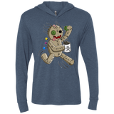 T-Shirts Indigo / X-Small Voodoo Coffee Runner Triblend Long Sleeve Hoodie Tee