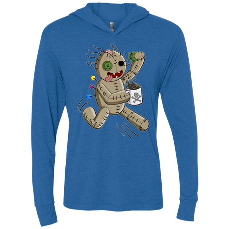 T-Shirts Vintage Royal / X-Small Voodoo Coffee Runner Triblend Long Sleeve Hoodie Tee