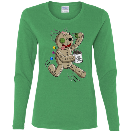 T-Shirts Irish Green / S Voodoo Coffee Runner Women's Long Sleeve T-Shirt