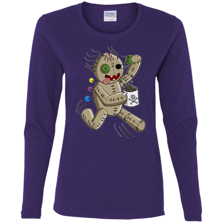 T-Shirts Purple / S Voodoo Coffee Runner Women's Long Sleeve T-Shirt