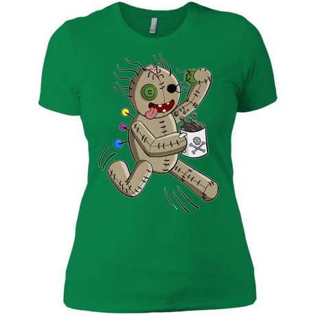 T-Shirts Kelly Green / X-Small Voodoo Coffee Runner Women's Premium T-Shirt