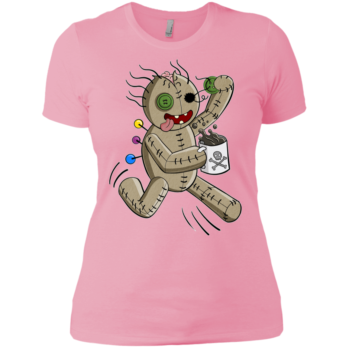 T-Shirts Light Pink / X-Small Voodoo Coffee Runner Women's Premium T-Shirt