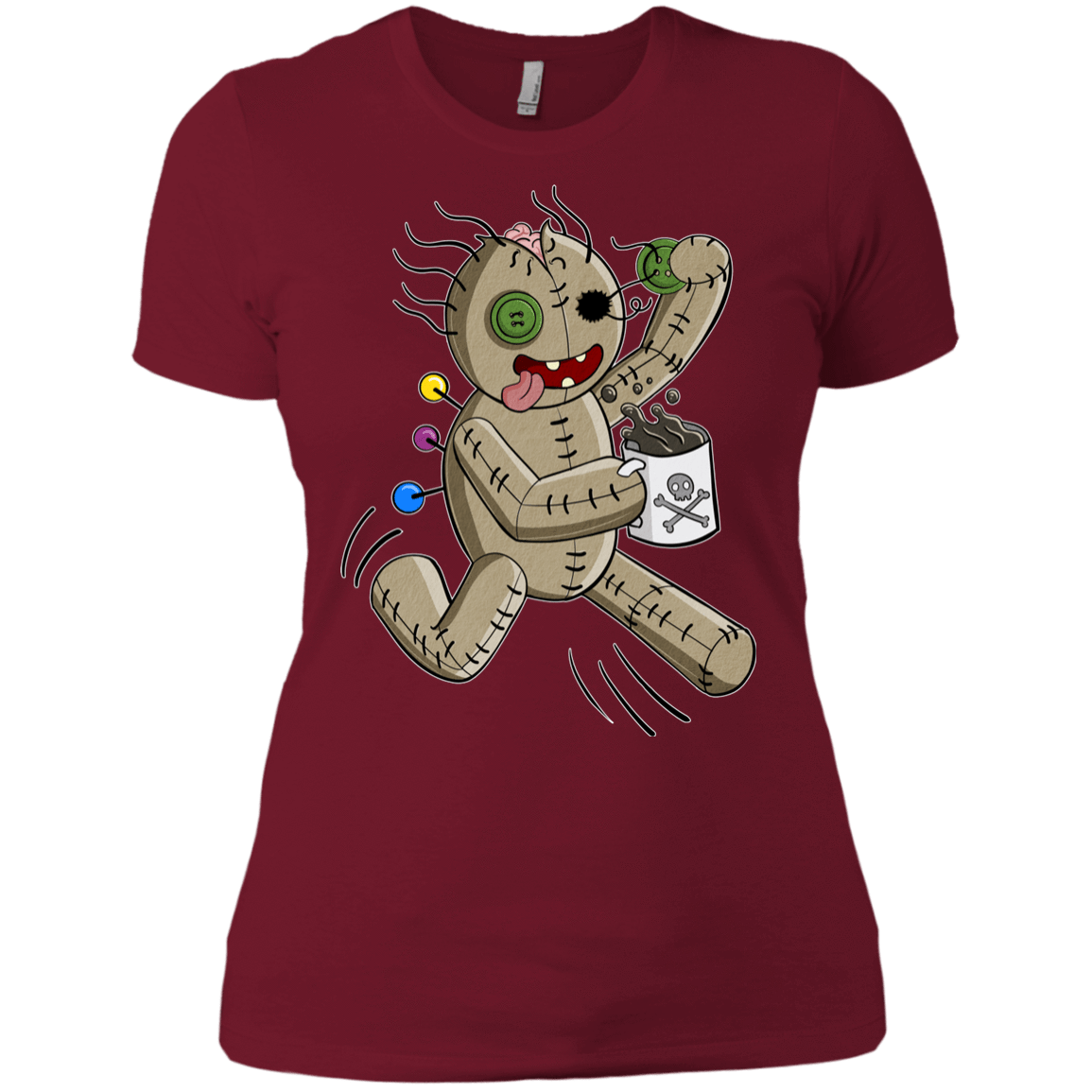T-Shirts Scarlet / X-Small Voodoo Coffee Runner Women's Premium T-Shirt