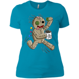 T-Shirts Turquoise / X-Small Voodoo Coffee Runner Women's Premium T-Shirt