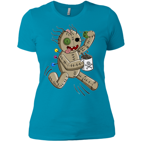 T-Shirts Turquoise / X-Small Voodoo Coffee Runner Women's Premium T-Shirt
