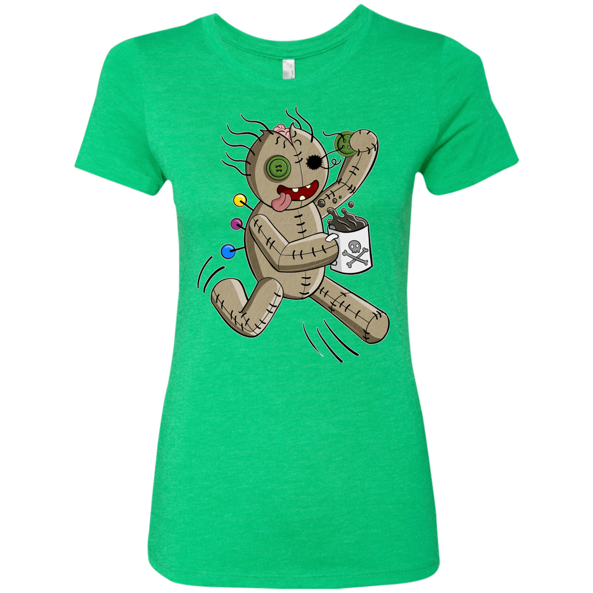 T-Shirts Envy / S Voodoo Coffee Runner Women's Triblend T-Shirt