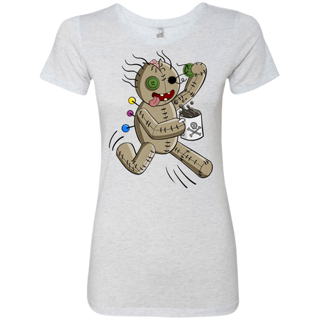 T-Shirts Heather White / S Voodoo Coffee Runner Women's Triblend T-Shirt
