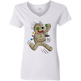 T-Shirts White / S Voodoo Coffee Runner Women's V-Neck T-Shirt