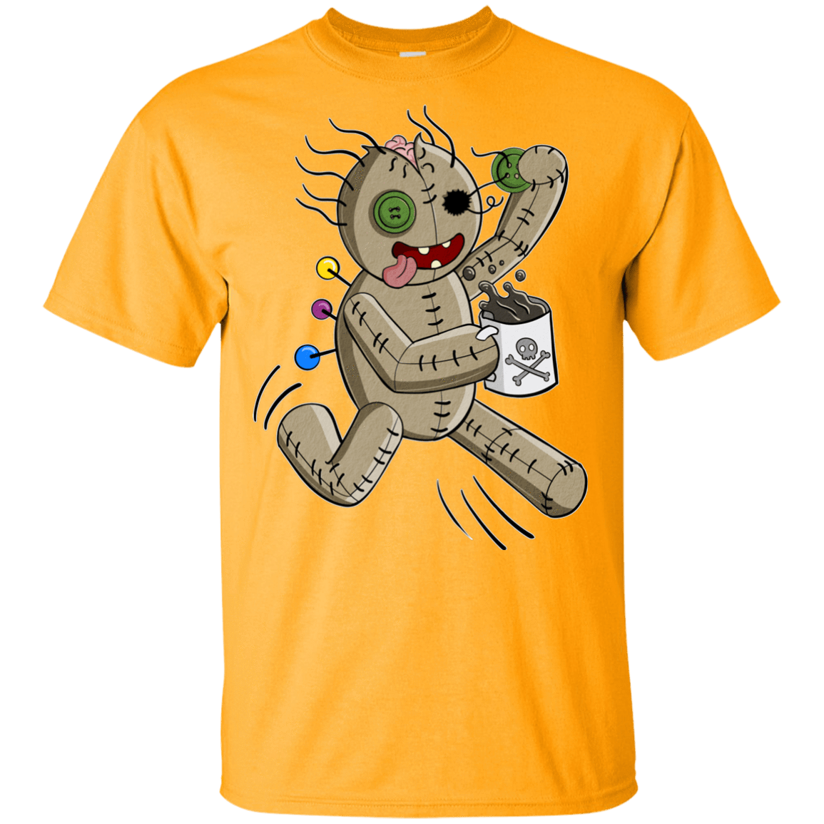 T-Shirts Gold / YXS Voodoo Coffee Runner Youth T-Shirt