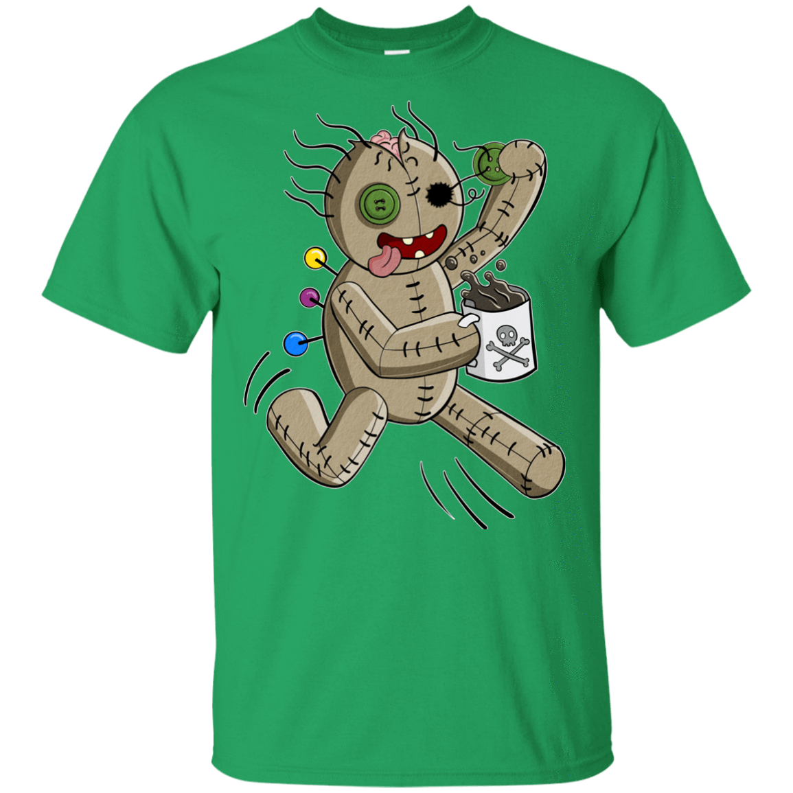 T-Shirts Irish Green / YXS Voodoo Coffee Runner Youth T-Shirt