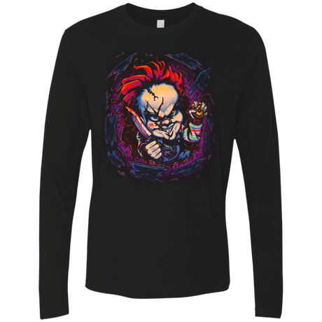T-Shirts Black / Small Voodoo Doll of Death Men's Premium Long Sleeve