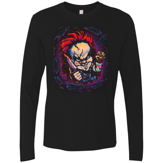 T-Shirts Black / Small Voodoo Doll of Death Men's Premium Long Sleeve