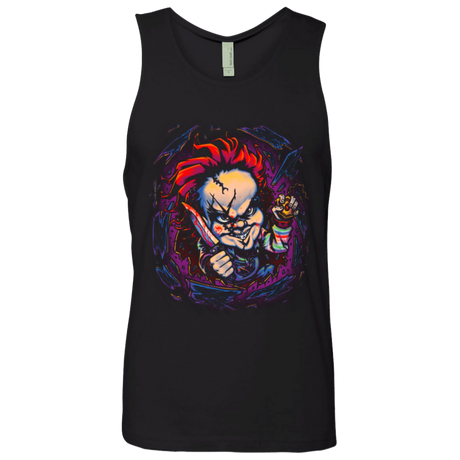 T-Shirts Black / Small Voodoo Doll of Death Men's Premium Tank Top