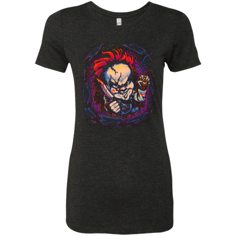 T-Shirts Vintage Black / Small Voodoo Doll of Death Women's Triblend T-Shirt