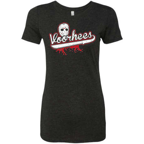 T-Shirts Vintage Black / Small Voorhees Women's Triblend T-Shirt
