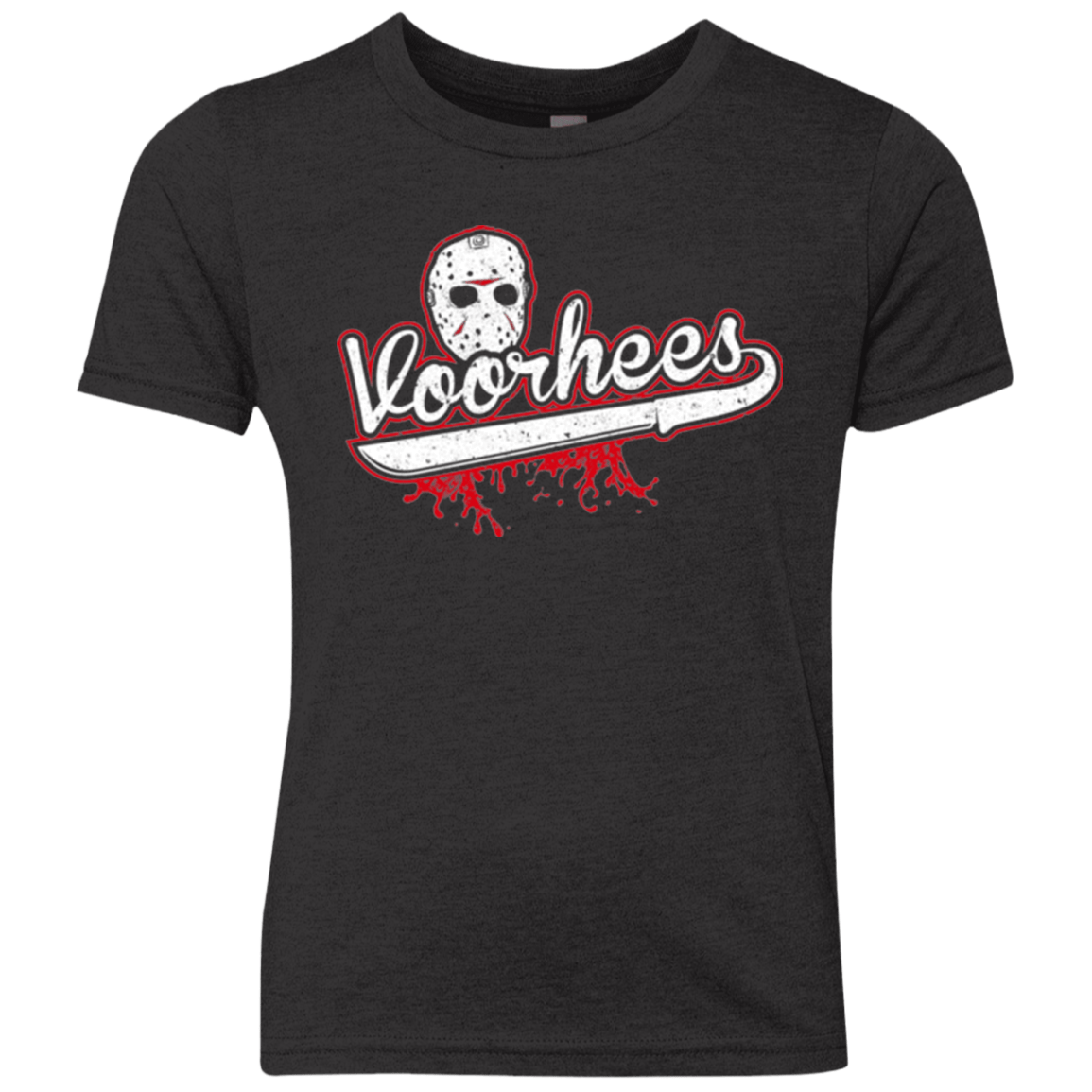 T-Shirts Vintage Black / YXS Voorhees Youth Triblend T-Shirt