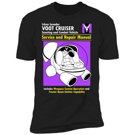 T-Shirts Black / S Voot Cruiser Manual Men's Premium T-Shirt