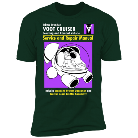 T-Shirts Forest Green / S Voot Cruiser Manual Men's Premium T-Shirt