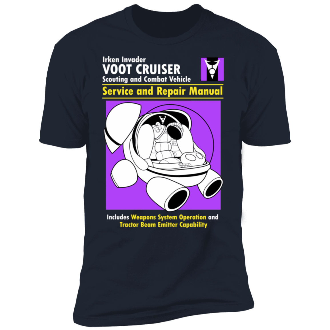 T-Shirts Midnight Navy / S Voot Cruiser Manual Men's Premium T-Shirt