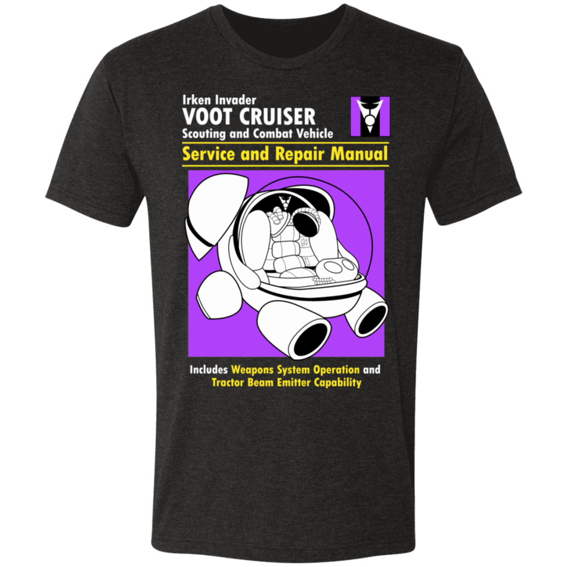 T-Shirts Vintage Black / S Voot Cruiser Manual Men's Triblend T-Shirt