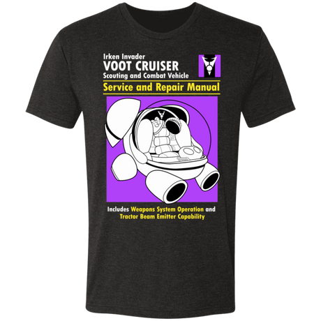 T-Shirts Vintage Black / S Voot Cruiser Manual Men's Triblend T-Shirt
