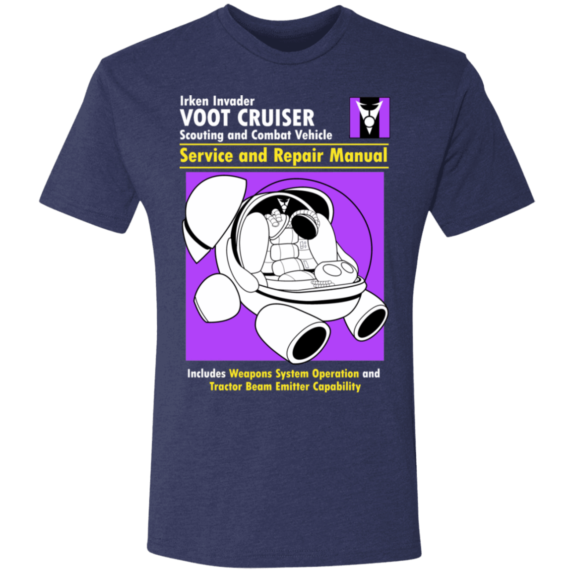 T-Shirts Vintage Navy / S Voot Cruiser Manual Men's Triblend T-Shirt