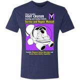 T-Shirts Vintage Navy / S Voot Cruiser Manual Men's Triblend T-Shirt