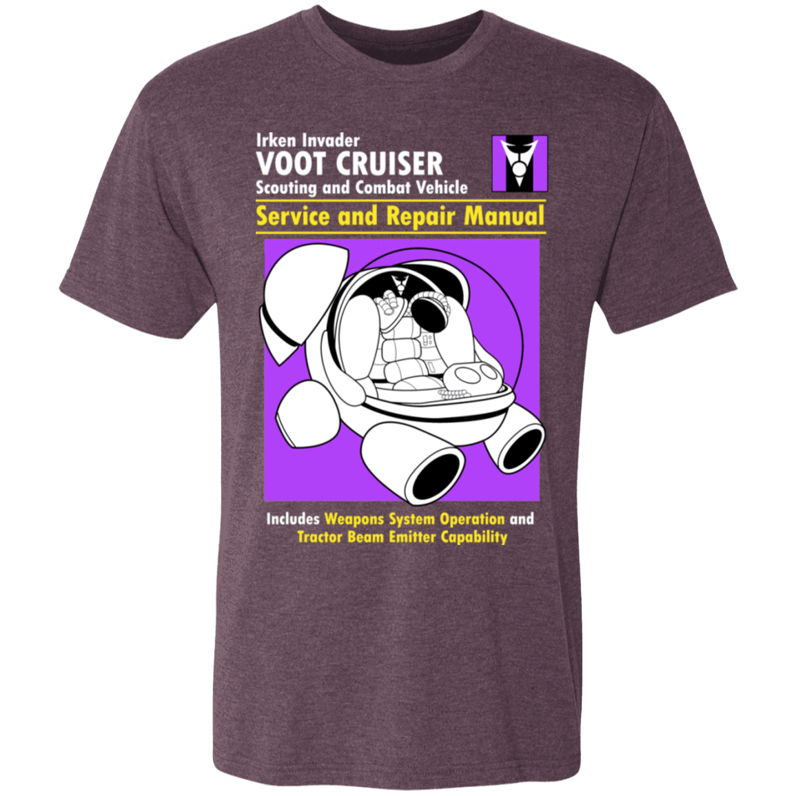 T-Shirts Vintage Purple / S Voot Cruiser Manual Men's Triblend T-Shirt