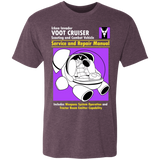 T-Shirts Vintage Purple / S Voot Cruiser Manual Men's Triblend T-Shirt