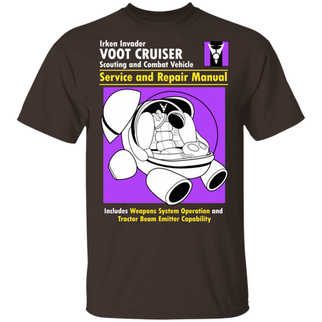 T-Shirts Dark Chocolate / S Voot Cruiser Manual T-Shirt