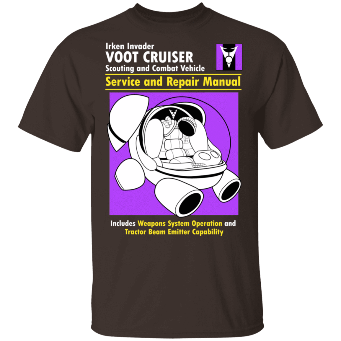 T-Shirts Dark Chocolate / S Voot Cruiser Manual T-Shirt